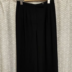 Babaton flowy black wide leg cropped pant